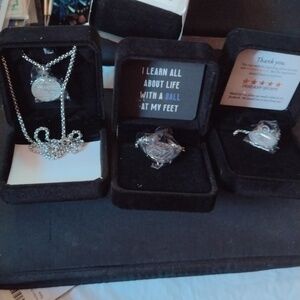 New Jewelry Boxes(3) and Stainless steel Pendants(3)